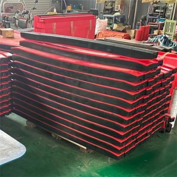 輸送機緩沖條 導料槽落料口滑槽裝置 耐磨滑條 美奐橡塑