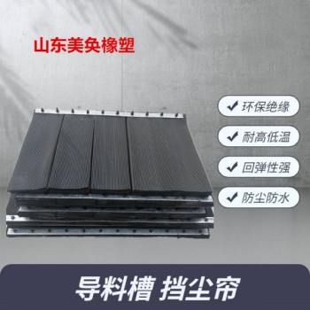 橡膠防塵簾實心絲織物增強型 抑塵裙板 美奐橡塑